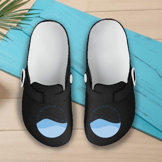 Surf With Passion Lake Michigan Surf Club Slip On Clogs