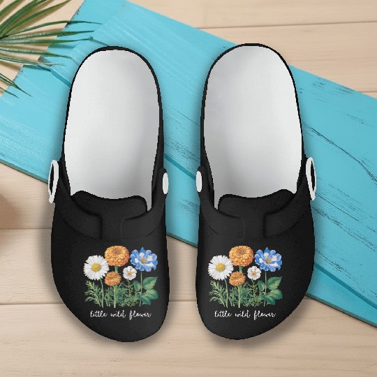 Little Wildflower Slip On Clogs