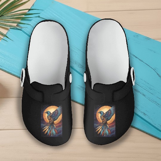 Bird of paradise Slip On Clogs