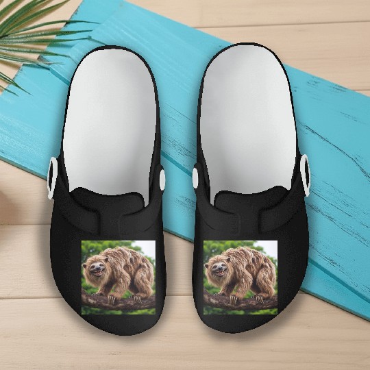 The hyena-sloth Slip On Clogs