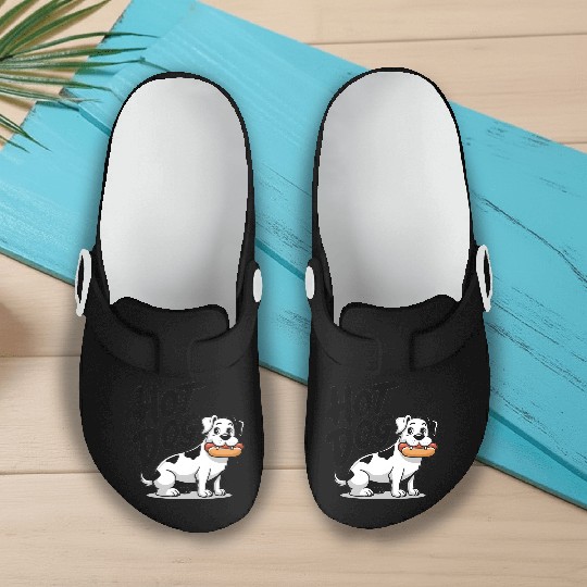 Hot dog - dog Slip On Clogs