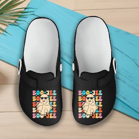 Funny Halloween Boo-jee Slip On Clogs