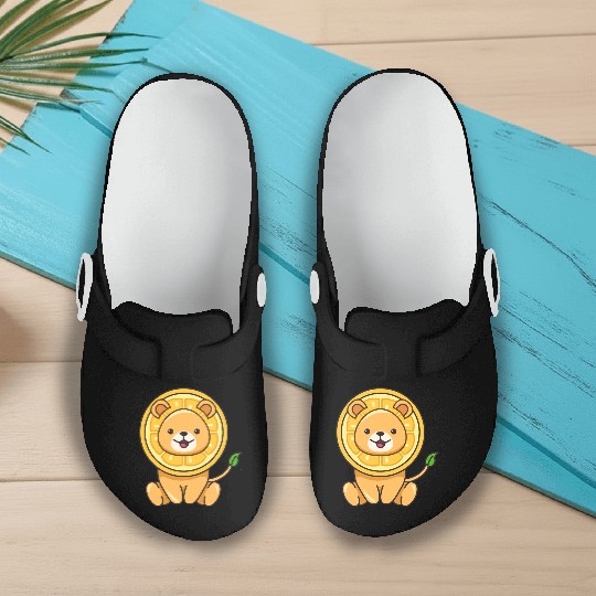 Lion Lemon Design for Lions Lovers Slip On Clogs