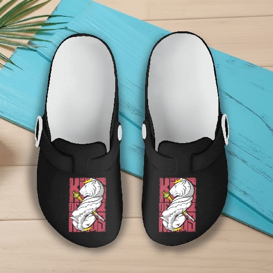 Lion King and the Holy Lamb Christian Art Slip On Clogs