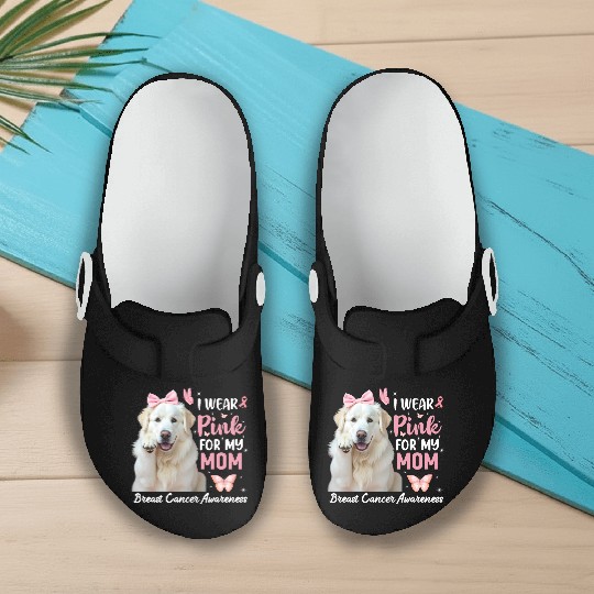 I wear Pink Great Pyrenees Slip On Clogs