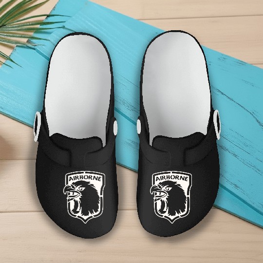 Airborne Eagle LIKE US ON FB #USAPatriotGraphics © Slip On Clogs