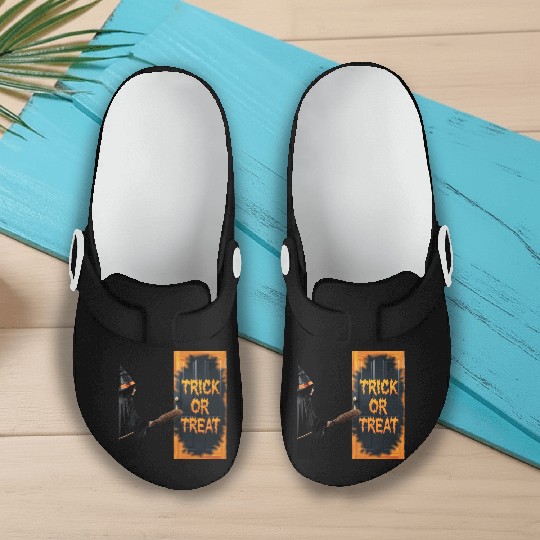 Witching Hour: Trick or Treat Slip On Clogs