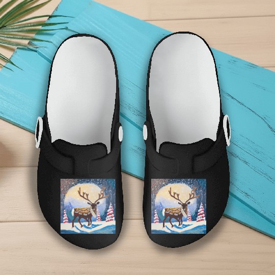 Christmas raider Slip On Clogs