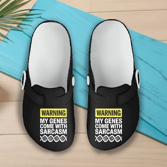 Sarcastic Genealogy DNA Test Genetics Biologist Slip On Clogs