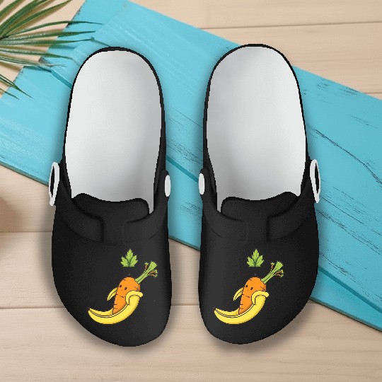 Carrot Slip On Clogs