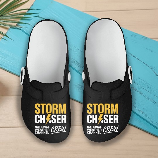 Storm Chaser Meteorology Storm Chasing Slip On Clogs
