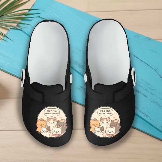 Hey hello meow there!! Slip On Clogs