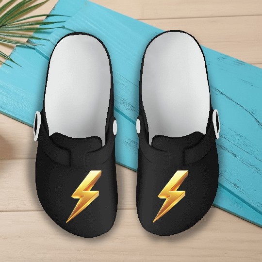yellow lightning bolt clipart energy 184 Slip On Clogs