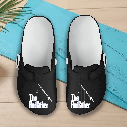 fishing rodfather Slip On Clogs
