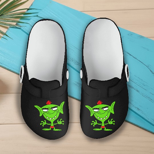 green goblin Slip On Clogs