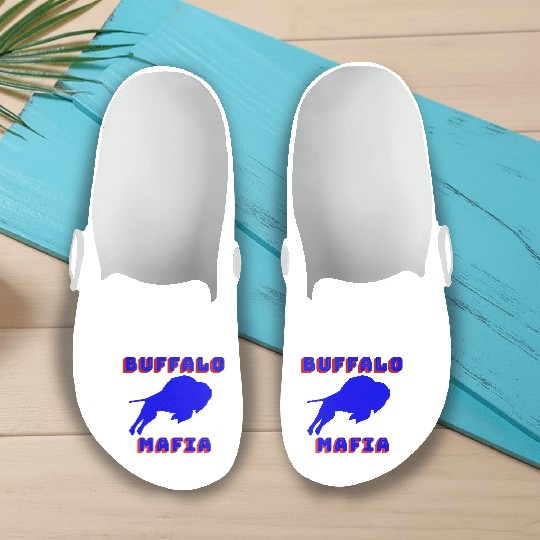 Bills Mafia Makes A Great For Buffalo Sports Fan Slip On Clogs