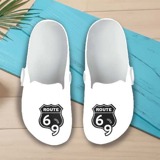Route 66 Hell Highway 69 Slip On Clogs