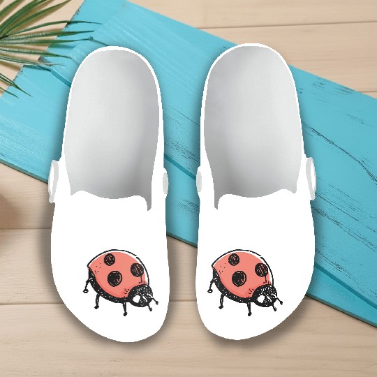 Ladybug Slip On Clogs