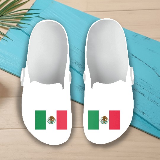 Mexican Flag Slip On Clogs