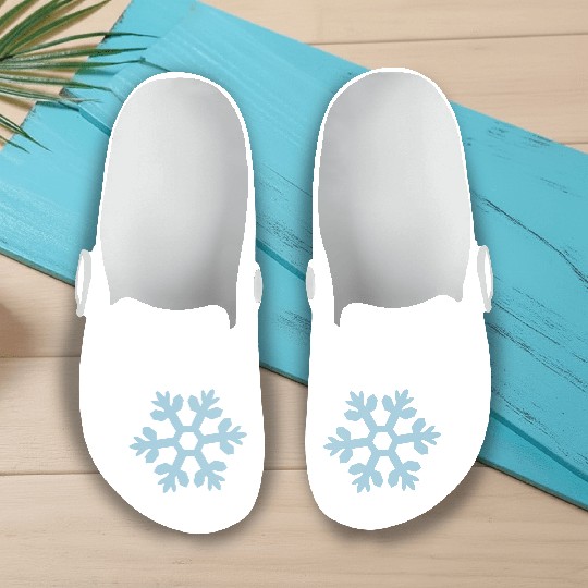 snowflake Slip On Clogs