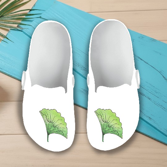 Lotus leaf Slip On Clogs
