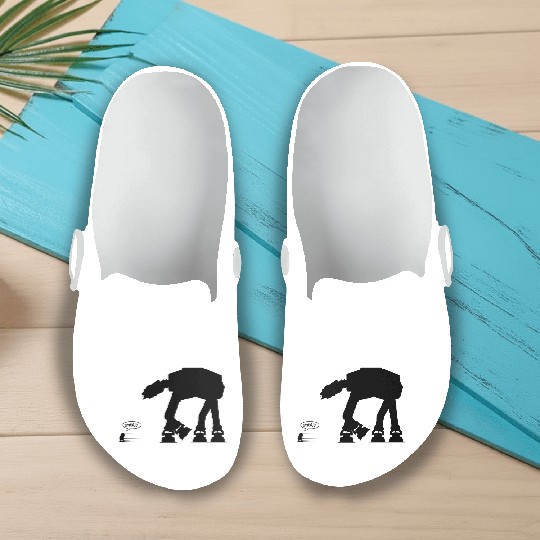 R2D2 vs AT-AT Slip On Clogs