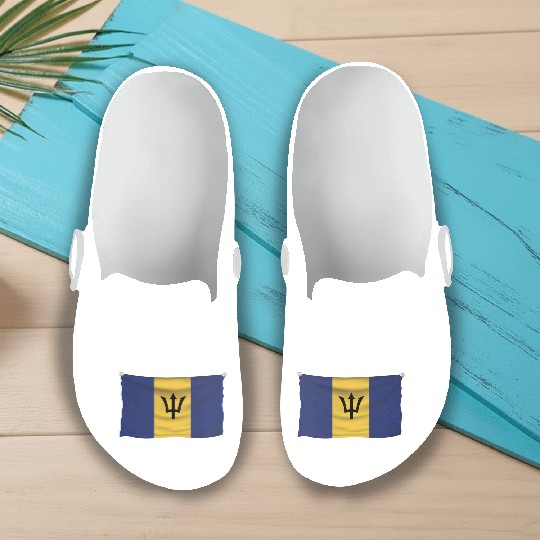 flag barbados Slip On Clogs