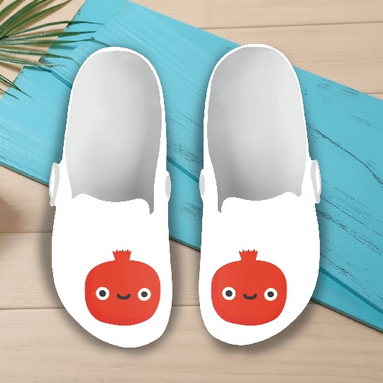 Pomegranate Slip On Clogs