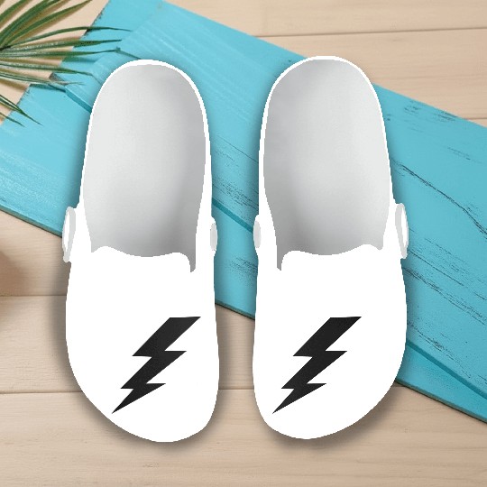 lightning bolt Slip On Clogs