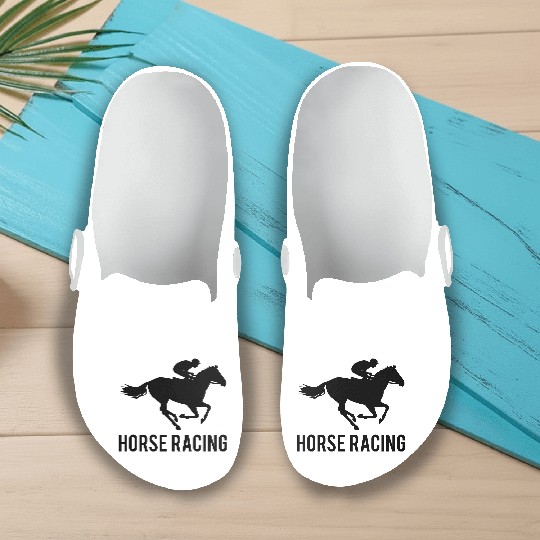 Horse Racing Slip On Clogs