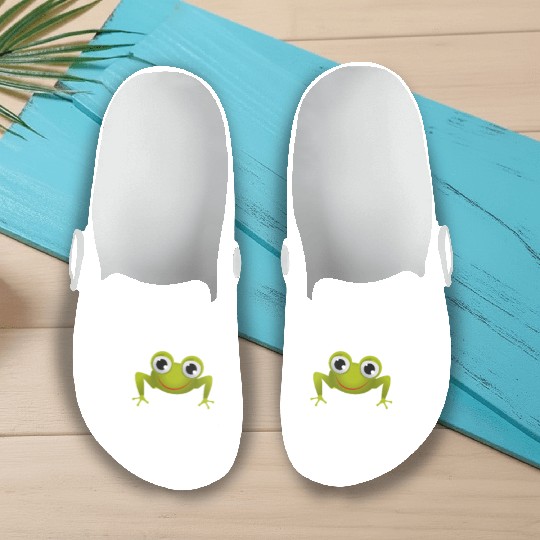 Cute Pocket Frog Toad Amphibian Animal Gift Slip On Clogs