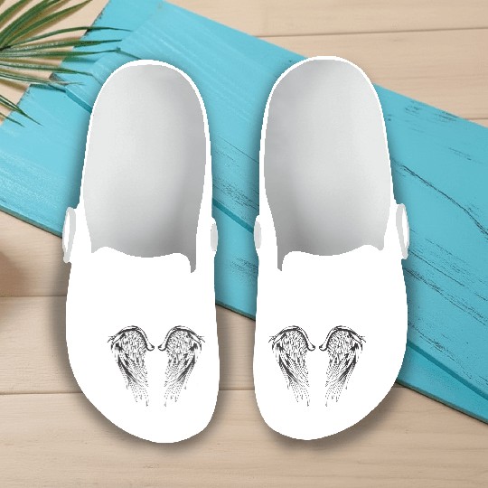 Angel Wings Slip On Clogs