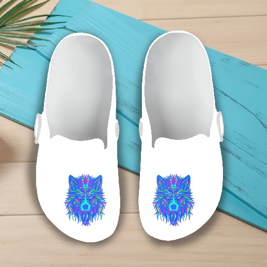 Wolf EDM Slip On Clogs