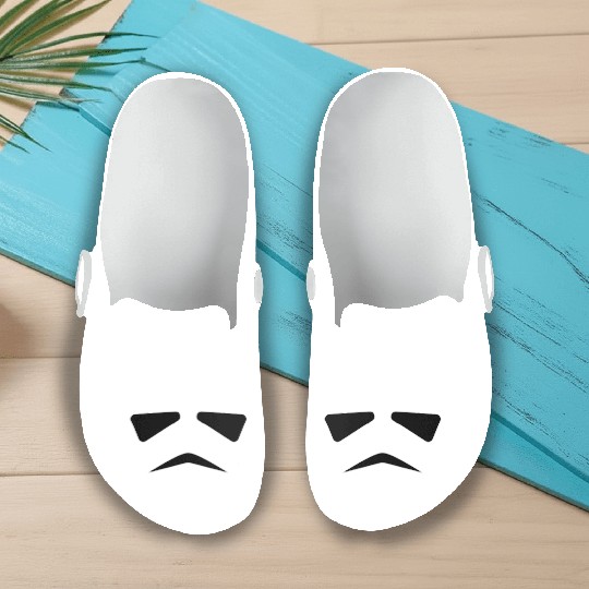 Stormtrooper minimalist Slip On Clogs