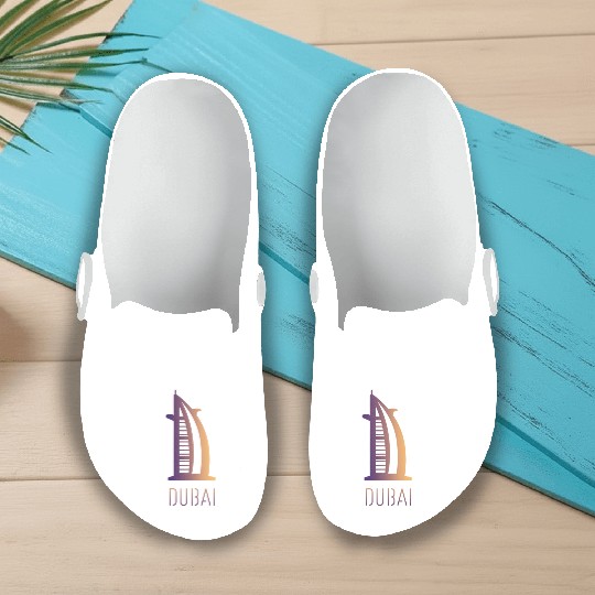 cool Burj al Arab Design in Dubai Slip On Clogs