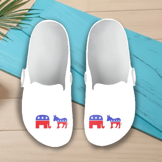 Democrat Republican Slip On Clogs