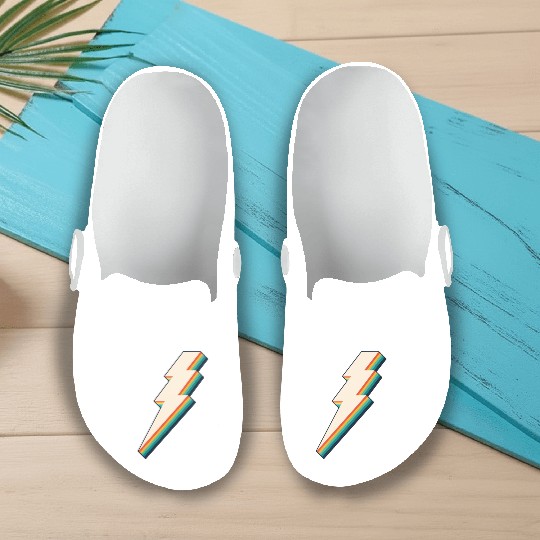 Lightning Bolt Slip On Clogs