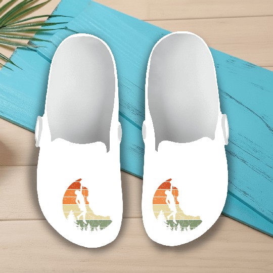 Retro Rock Climbing Vintage Climber Slip On Clogs