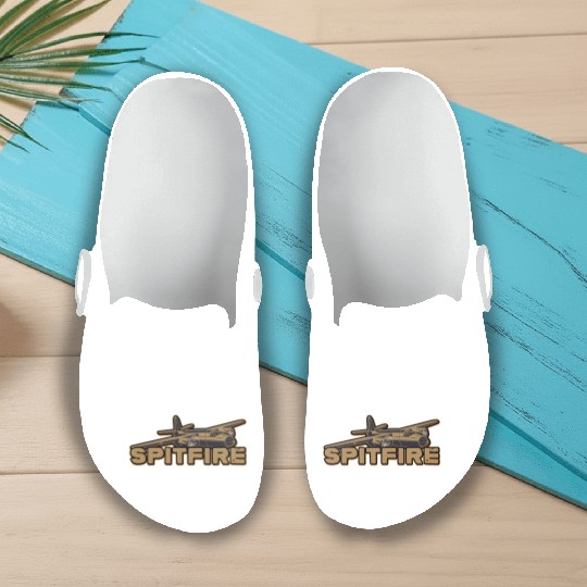 SPITFIRE SUPERMARINE WW2 FIGHTER PLANE Gift Slip On Clogs