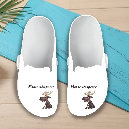 Moose whisperer Slip On Clogs