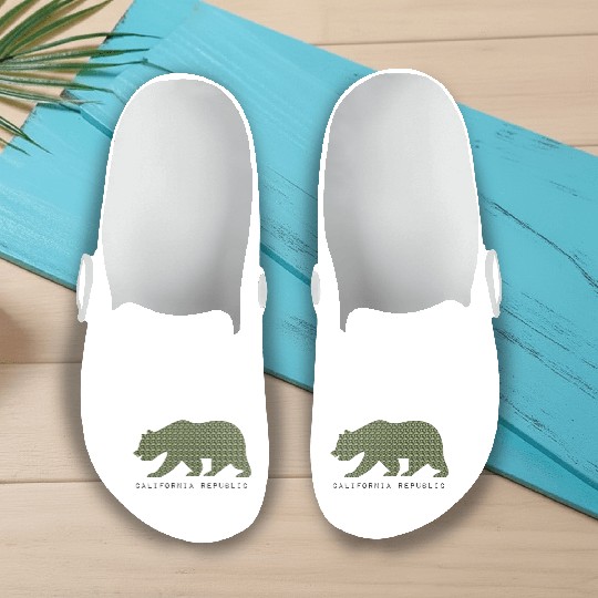 California Bear Slip On Clogs