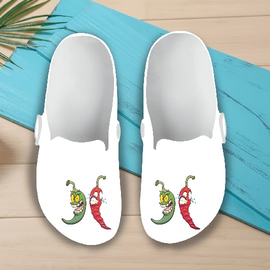 Chili pepper Slip On Clogs
