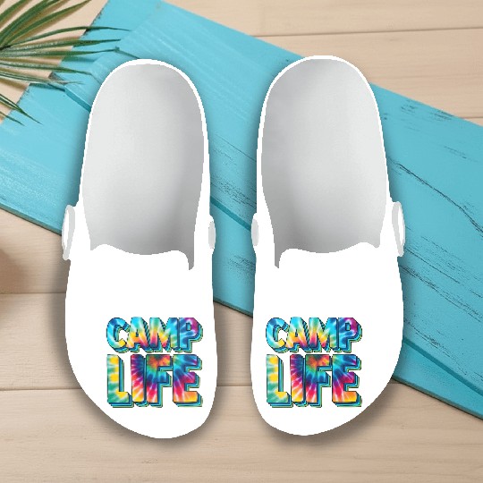 camp life,SUMMER Camp, fall camp,boy scouts,trekki Slip On Clogs