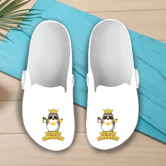 Bling Blinguin Pinguin Slip On Clogs
