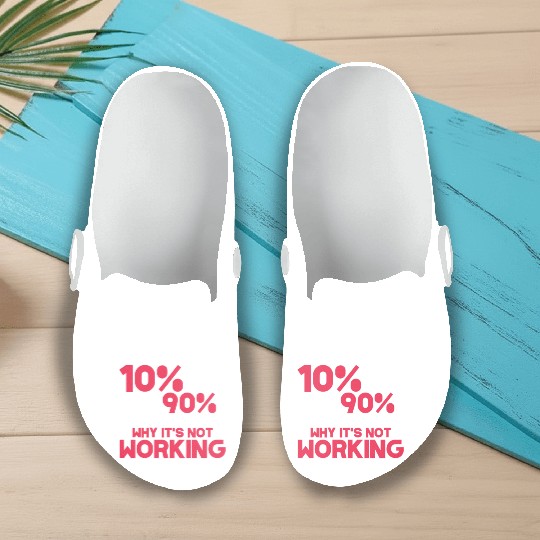 Life Motto Software Developer Slip On Clogs