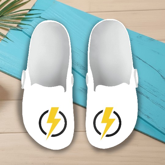 Lightning bolt Slip On Clogs