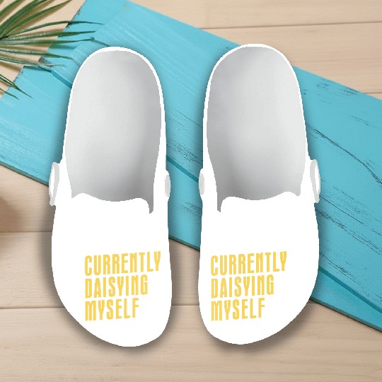 Daisy Garden Gardening Gardener Slip On Clogs