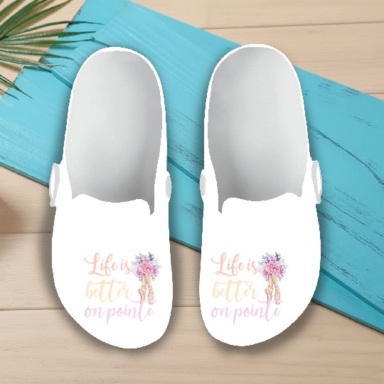 Ballet Dancing Ballerina Proud Ballet Dancer Slip On Clogs