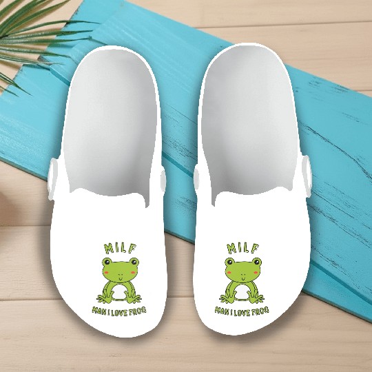 MILF Man I Love Frog Slip On Clogs