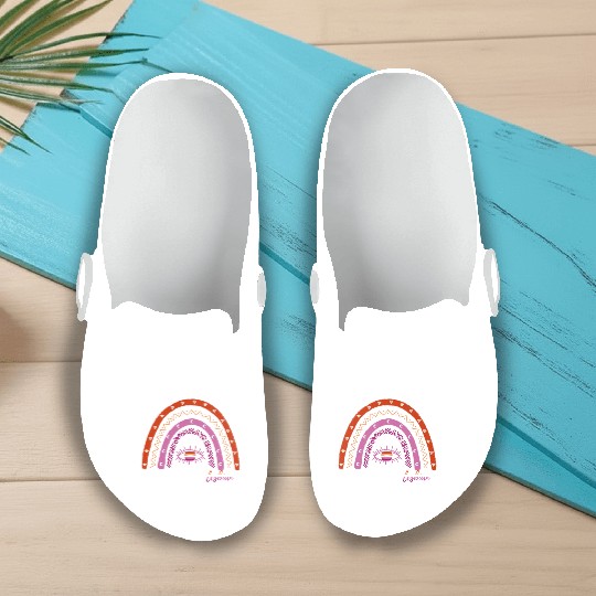 Rainbow Sister Lesbian Sister Slip On Clogs